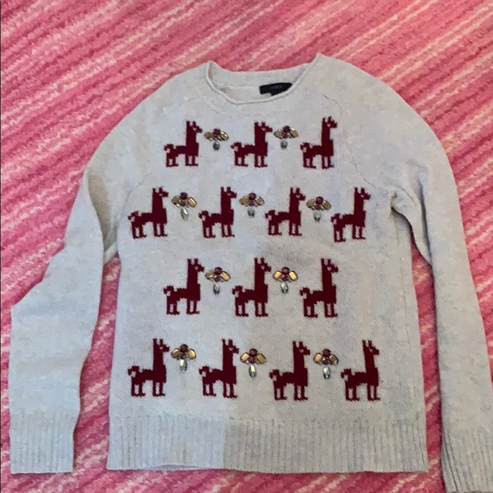 Llama sweater
